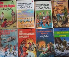 Assorted vintage Enid Blyton paperbacks