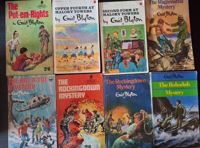 Assorted vintage Enid Blyton paperbacks