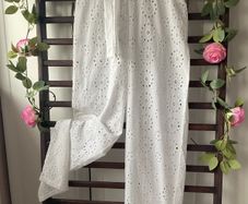wide leg Bnwot primark Broderie anglaise trousers xsmall