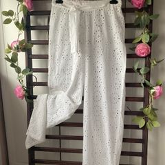 wide leg Bnwot primark Broderie anglaise trousers xsmall