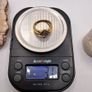 9ct yellow  diamond ring size O Image 7