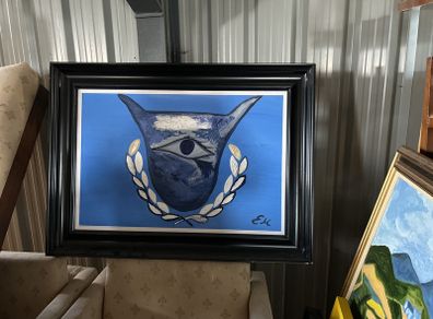 framed painting