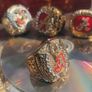 Basketball replica rings, plus box, D18 post 10e Image 7