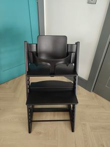 Tripp Trapp black wood effect