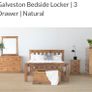 Galveston Bedside Locker | 3 Drawer | Natural (Set of 2) Image 2