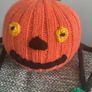 Hand knit pumpkin Image 2