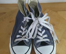 Unisex Converse Chuck Taylor All Stars Blue Classic High Top Mens 3 Womens 5 Euro 35