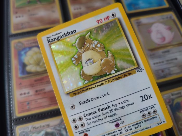 Kangaskhan ! Holo Rare ! from Jungle Set ! 1999 ! Vintage Pokemon Card !