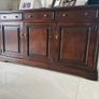 solid mahogany antique sideboard Image 3
