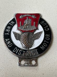 Newry & District Motor Club Car Badge