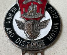 Newry & District Motor Club Car Badge
