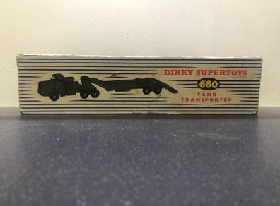 Dinky Supertoys 660Dinky 660 -  Mighty Antar Tank Transporter Truck Green Vintage