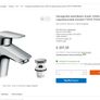 hansgrohe Logis Single Lever Basin Mixer 70 For Vented Hot Water Cylinders with Push-Open Waste - 71074000 Image 7