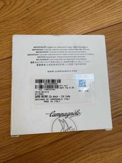 Campagnolo Super Record 12 Speed Chain - New