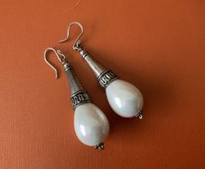 Vintage Sterling Silver Earrings 925