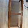 Vintage Traditional Wooden Coffee Table with Glass Top Image 7