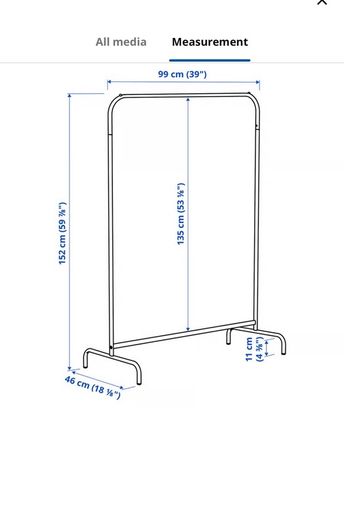 ikea clothes rail