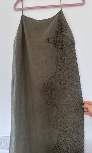 Massimo Dutti beaded midi dress