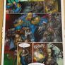 2000ad Judge Dredd Megazine original art Nick Percival Brit Cit Brute with Overlay Image 7