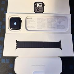 Apple Watch Series 10 GPS, 46mm, Aluminium case, original Unused charger, brand new magnetic wrist strap