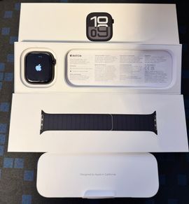 Apple Watch Series 10 GPS, 46mm, Aluminium case, original Unused charger, brand new magnetic wrist strap