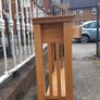 oak  console table Image 4