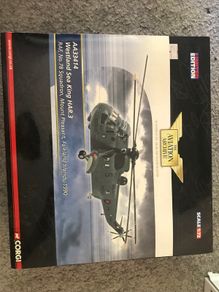 Corgi Aviation Archive AA33414 Westland Sea King HAR.3  RAF No.78 Sqn, Falklands 1990 1:72 Limited Edition