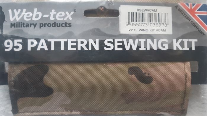 Web-Tex 95 Pattern Sewing Kit Army Camping Fishing Hiking Festivals Emergency