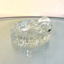 Mid Century Danish Svend Jensen Candleholder, Vintage Bubble Glass Image 6