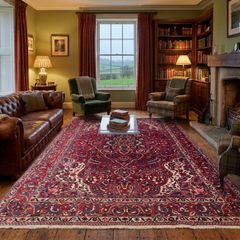 Magnificent Large Persian Bakhtiari Rug | Hand-Knotted Wool | 380cm X 260cm