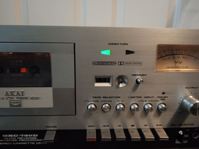 Akai GXC-730D stereo tape deck hifi audio cassete golden era