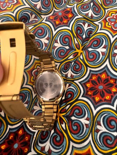 Lorus Mens Gold Case And Bracelet Watch RJ262BX9