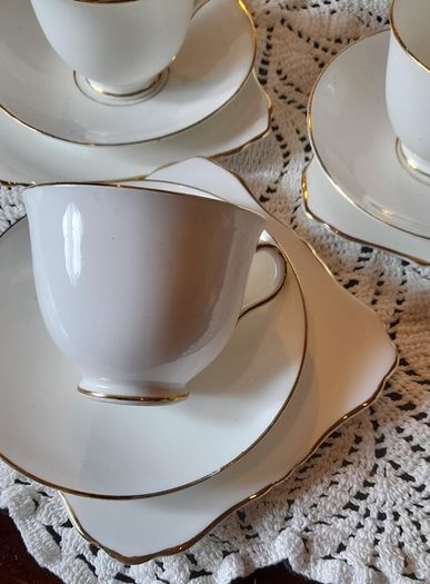 Bone china tea set