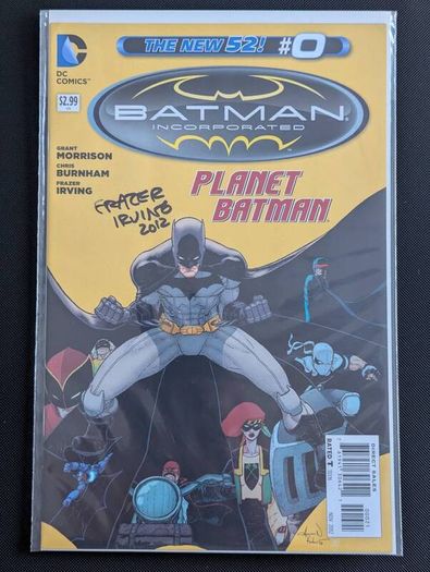 Batman Incorporated #0 Variant + Signed