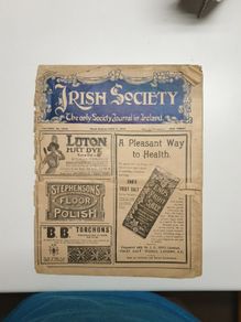 2 Rare Orig Copies Society Magazines