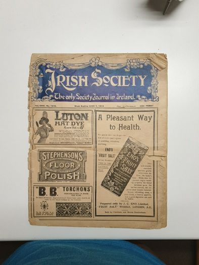 2 Rare Orig Copies Society Magazines