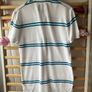 polo Tshirt American white striped 100% cotton xsmall Image 9