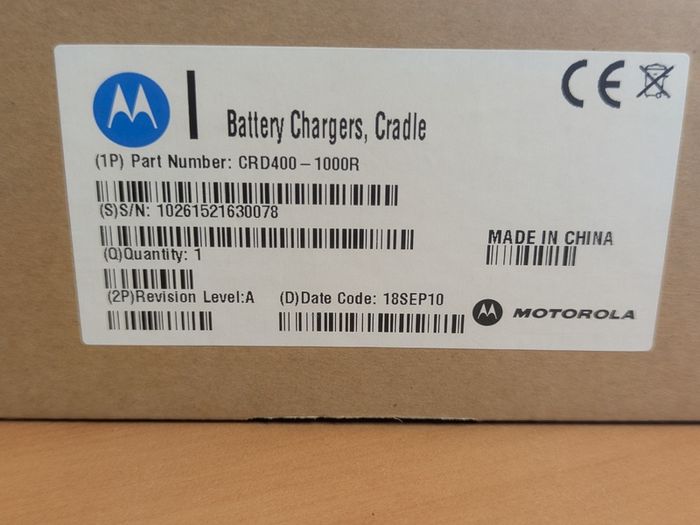 Motorola CRD400-1000R Charging Cradle Dock Symbol ES400