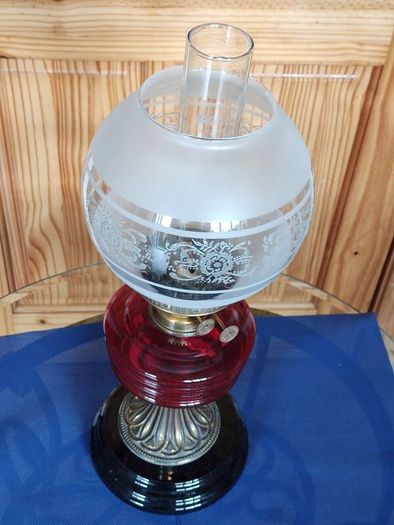 Antique oil lamps in very good condition. 305 each
