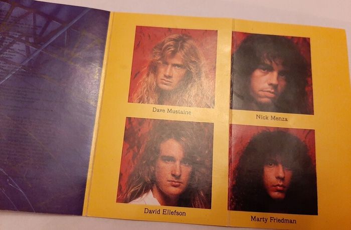 Megadeth rust in peace 1990 vintage tape