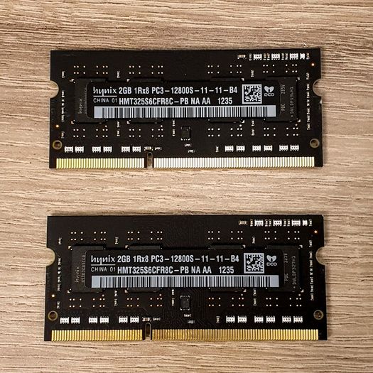 Ram Hynix 2gb Ddr3 Ram 204-pin So-dimm 1rx8 Pc3-12800s--hmt325s6cfr8c-pb Na Aa