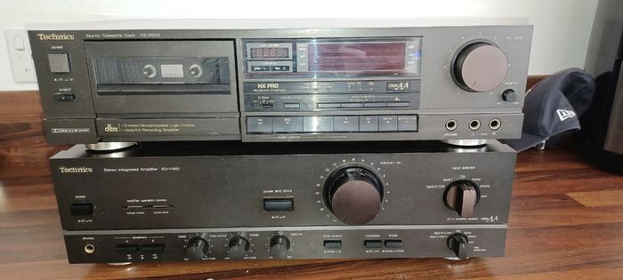 HIFI Technics SU-V460 Amplifier & RS-B605 Cassette Deck