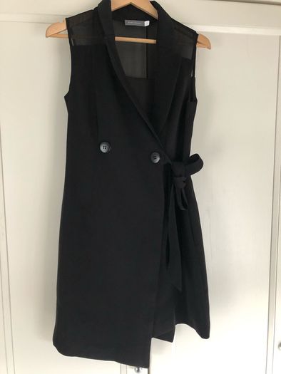 Mini Velvet Tuxedo mini dress