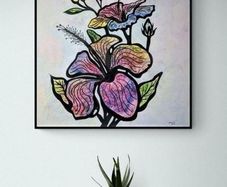 Original hand paint picture, acrylic painting by Strzala