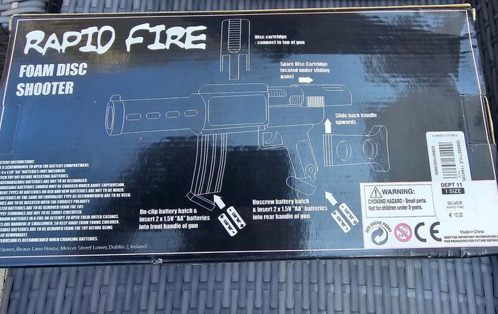 Rapid Fire Foam Disc Shooter