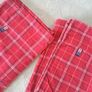 Lexington Pillowcases red blue checkered rrp 130 Image 3
