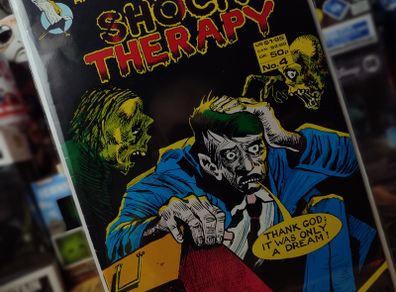 Shock Therapy ! Issue #4 ! Horror Comic ! Copper Age Comic from 1987 ! by Harrier !