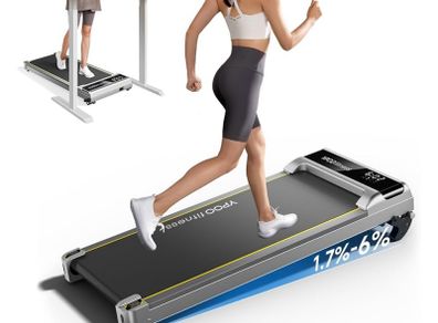 Walking Pad Treadmill with Incline Compact, Remote Control, Excellent Condition