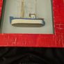 MODEL Fisfing Boat Trawler Framed Behind Glass. In Good Condition. Image 9