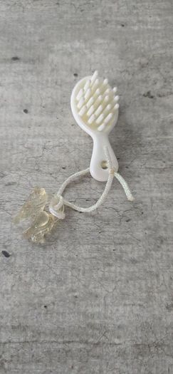 White Clear Charm and Brush MLP G3 My Little Pony